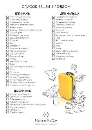 Какие вещи понадобятся вам в роддоме: список необходимых предметов
