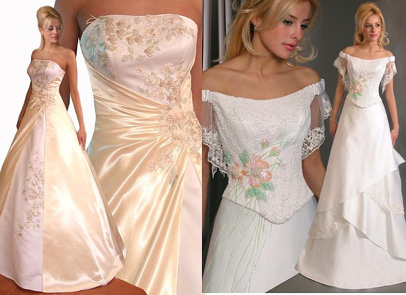 Самые невероятные свадебные платья 2012