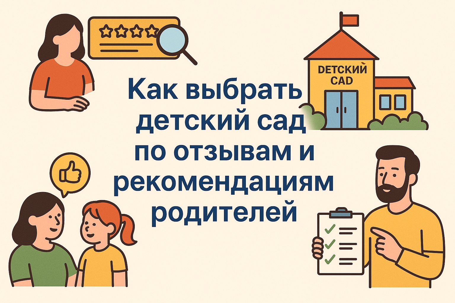Как выбрать детский сад по отзывам и рекомендациям родителей