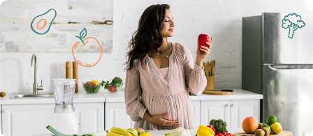 Как правильно питаться, чтобы поддерживать беременность