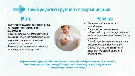Особенности питания ребенка в период грудного вскармливания