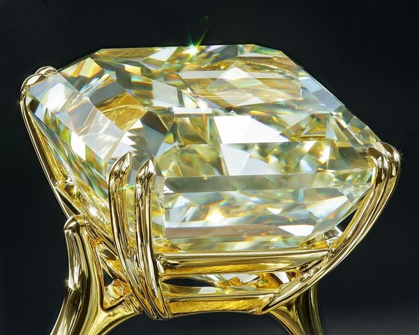 Дорогие ювелирные изделия с крупными бриллиантами