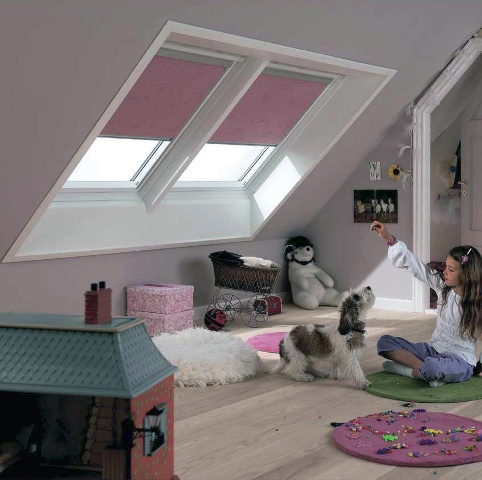 Детская комната с планетарием home star pro series в мансарде загородного дома
